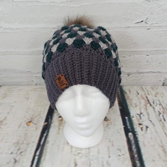 Duncan Street Designs Matheson Hand Crocheted Beanie Hat - Picture 5 of 7